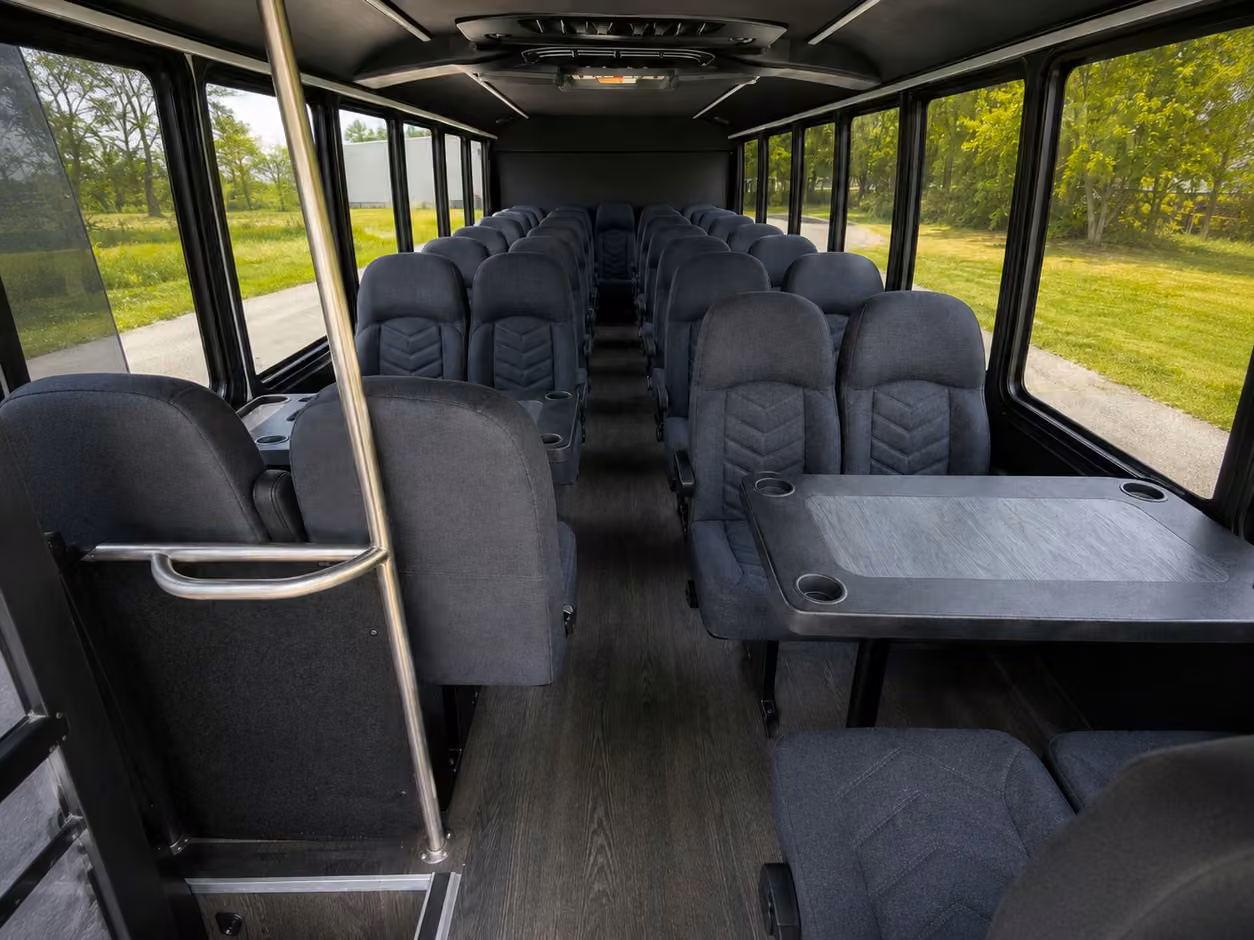 15 passenger minibus inside