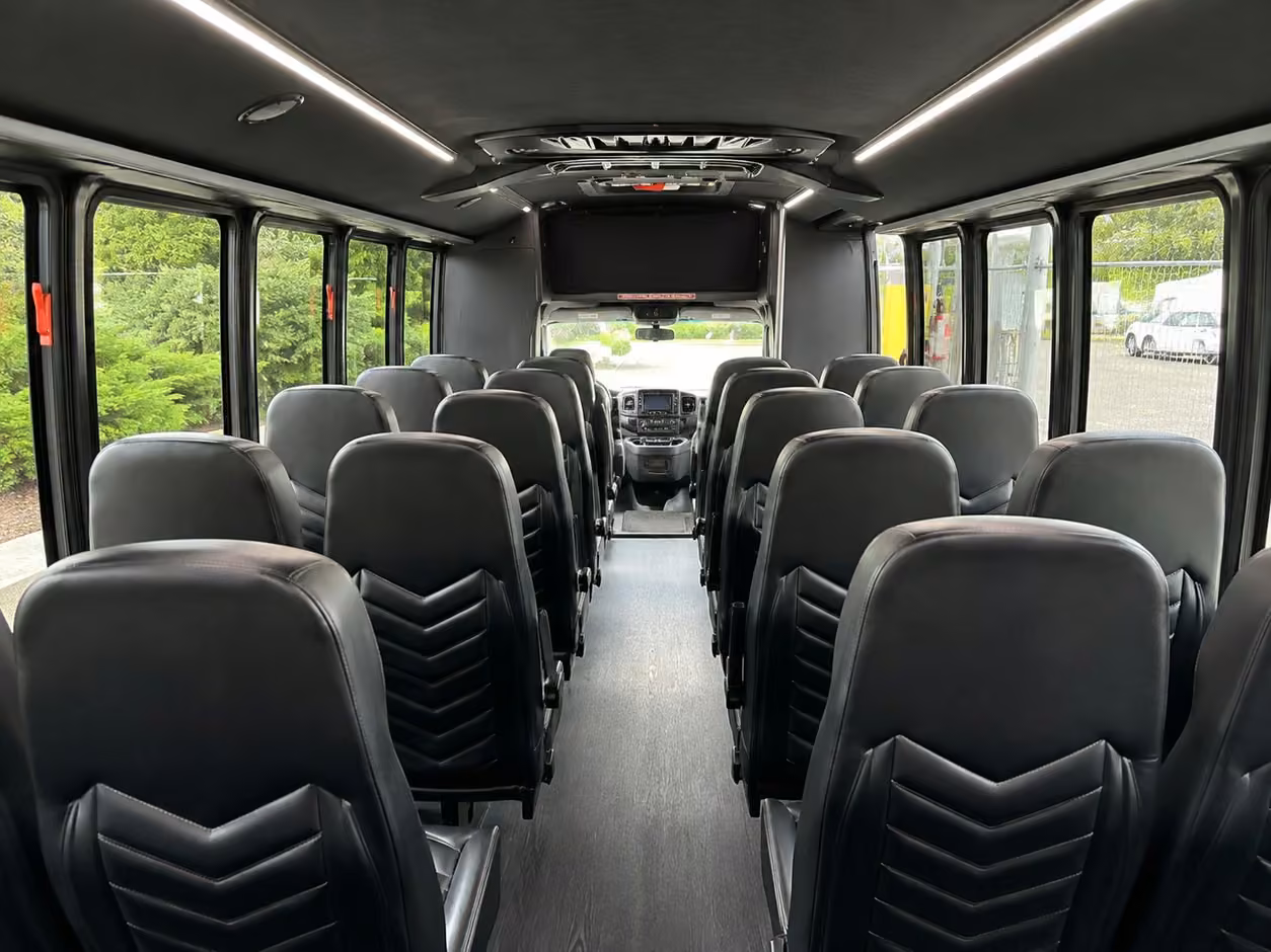 20 passenger minibus inside