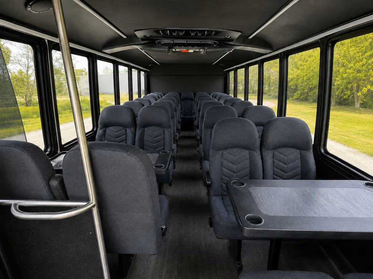 25 passenger minibus inside