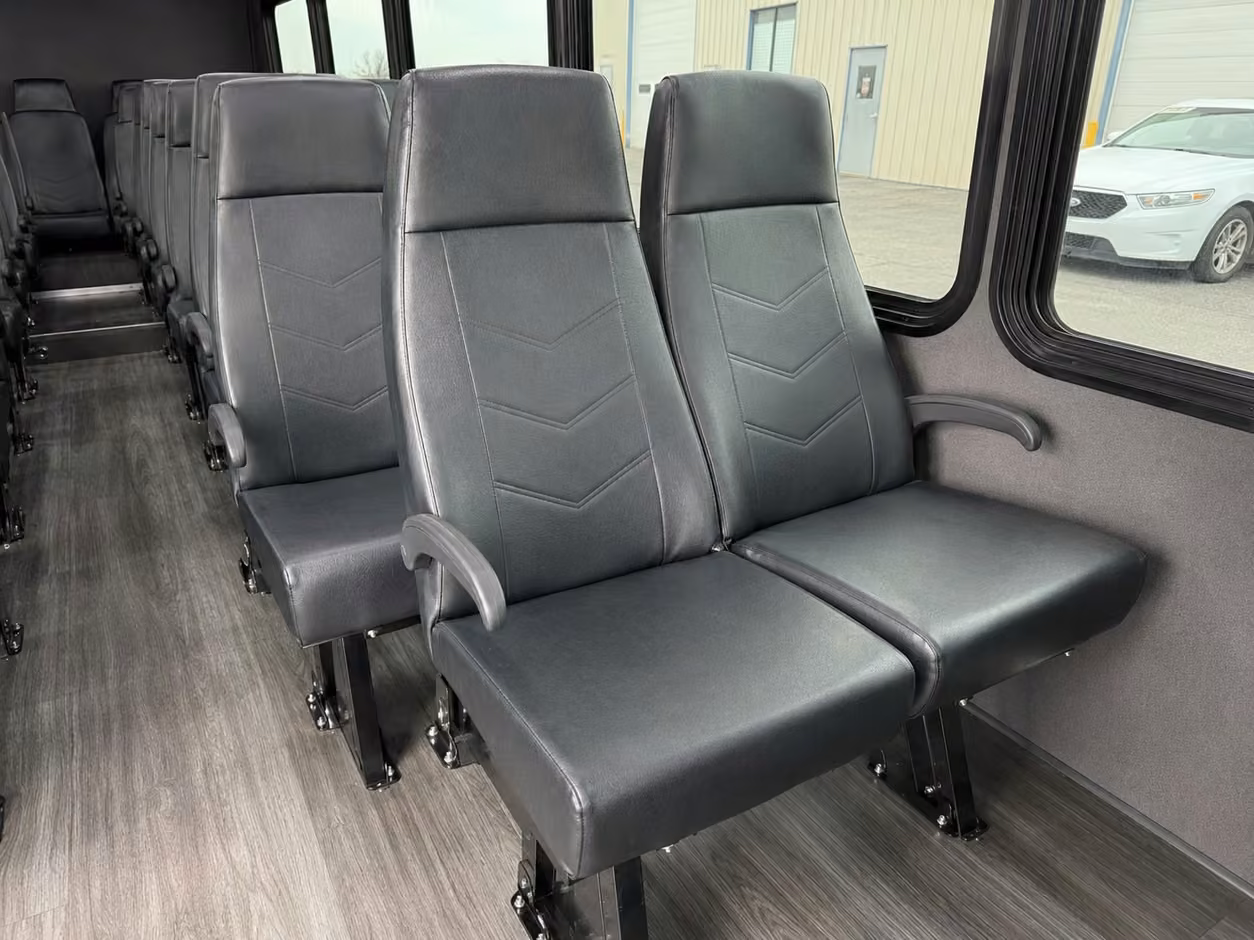25 passenger minibus interior