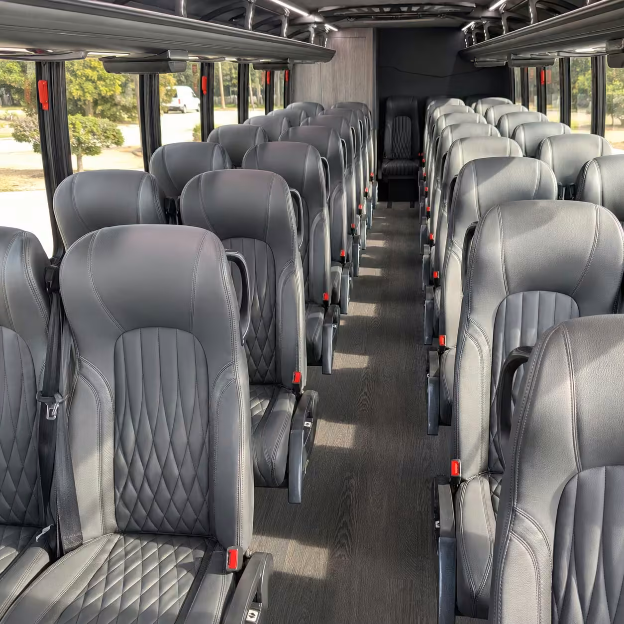 35 passenger minibus interior