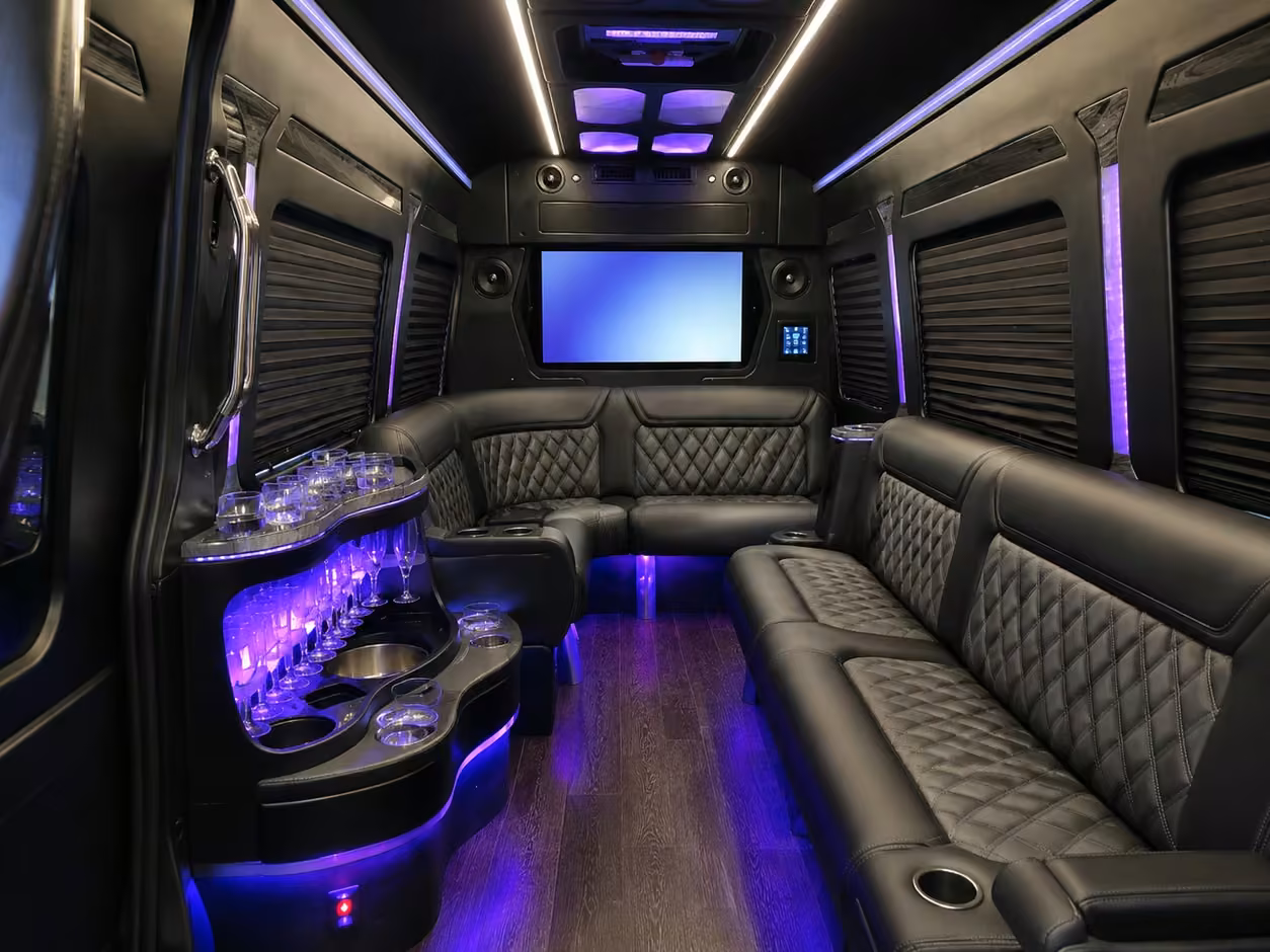 sprinter limo inside