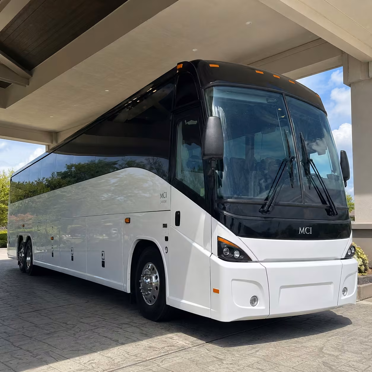 winston-salem charter bus exterior